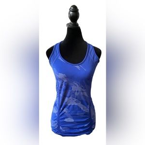 Athleta: Blue Racerback Tank Top